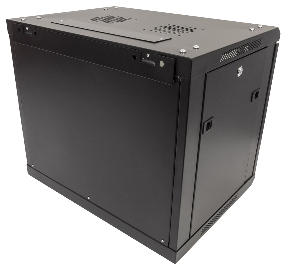 Black 9U Wall Mounted 600*450*500mm Data Network Rack CCTV101