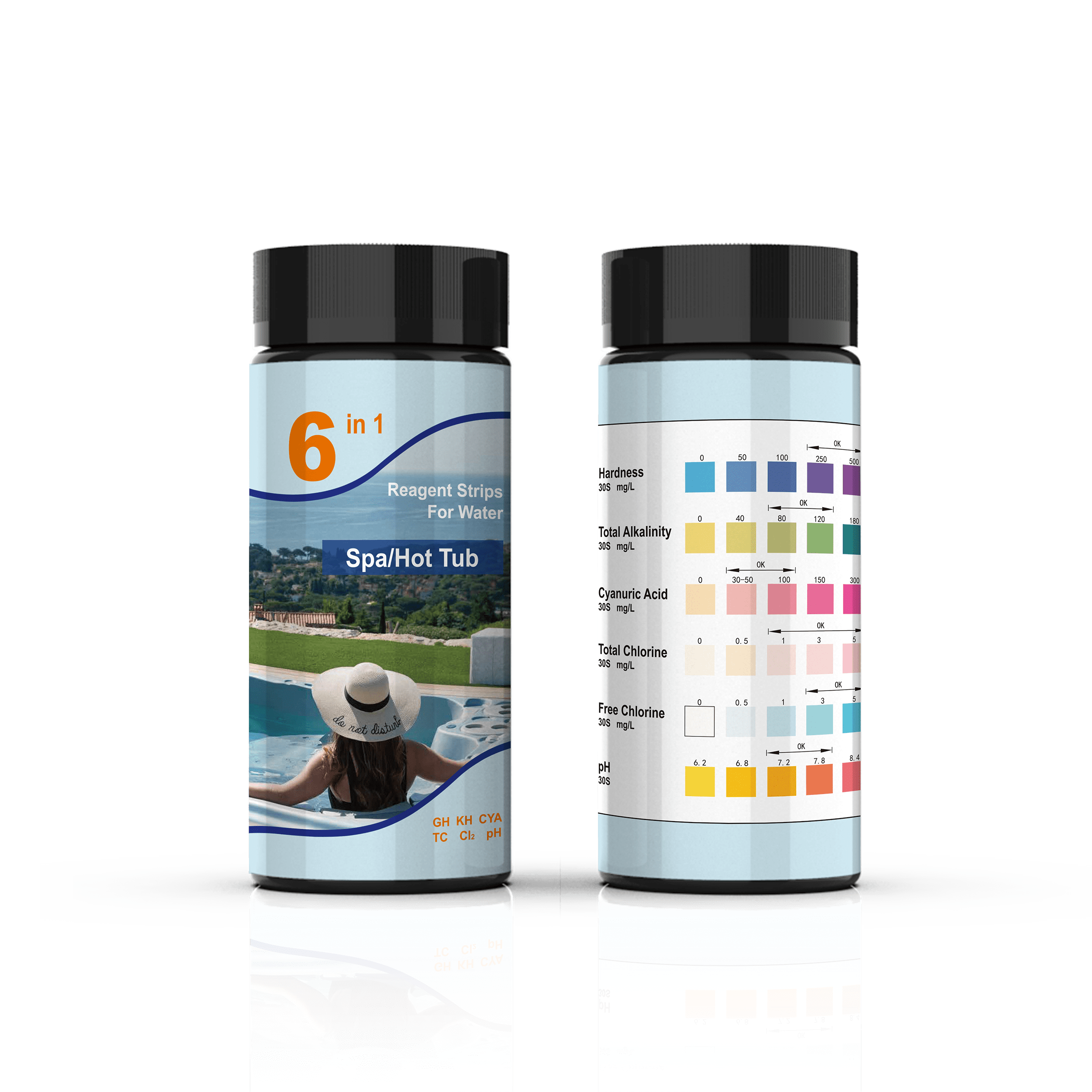 6 in 1 Test Water Kit Spa/Hot Tub ChangChun WanCheng Bioelectron Co