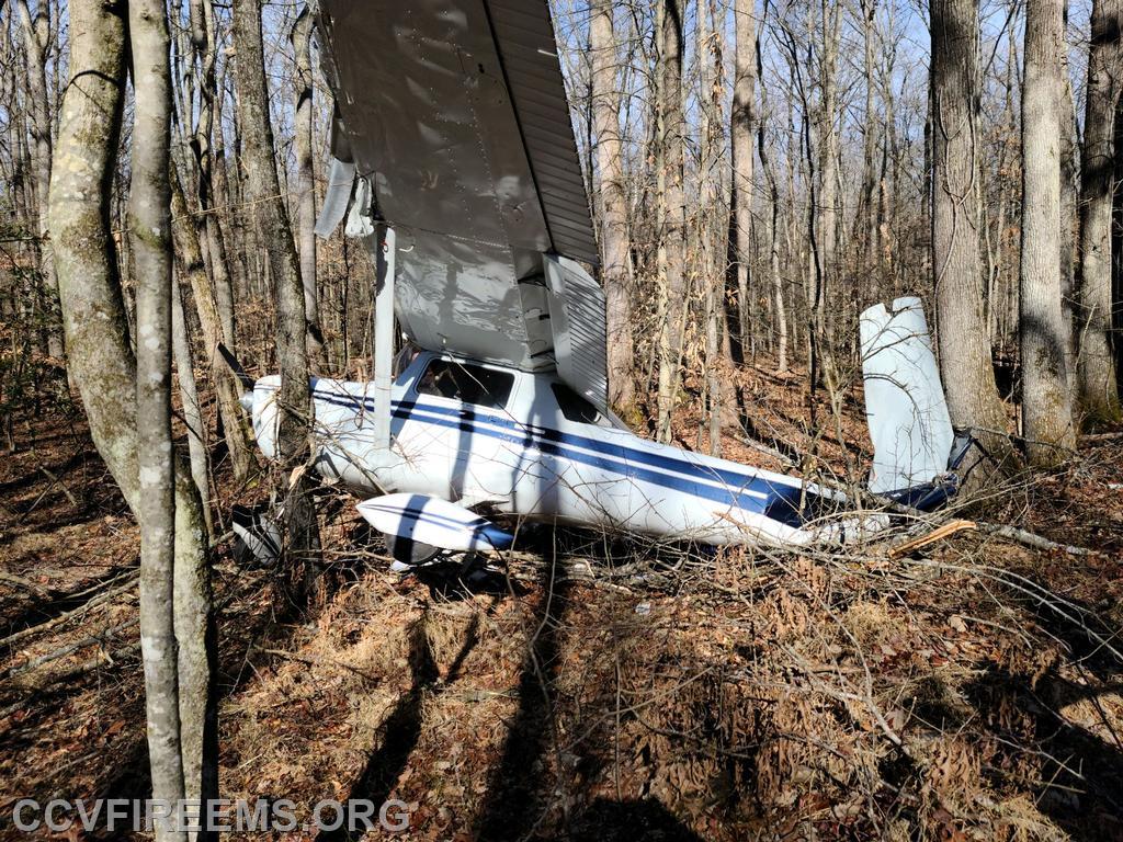 Plane Crash Near Maryland Airport Charles County Volunteer Fire and EMS