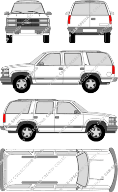 Search vehicle drawings | ccvision CAR-SPECIAL®: Chevrolet Tahoe