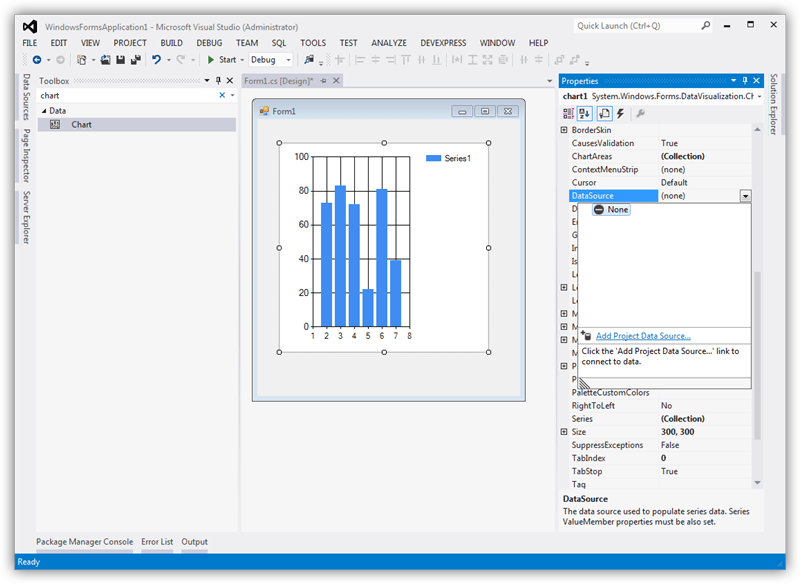 DataBind Charts to Excel Data