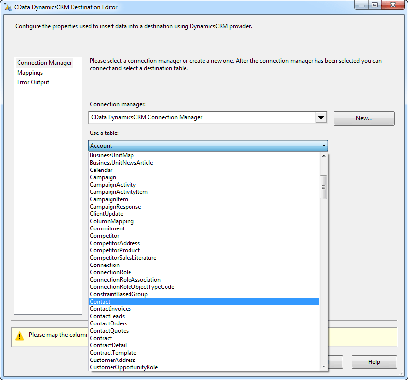 Transfer Google Contacts to Dynamics CRM