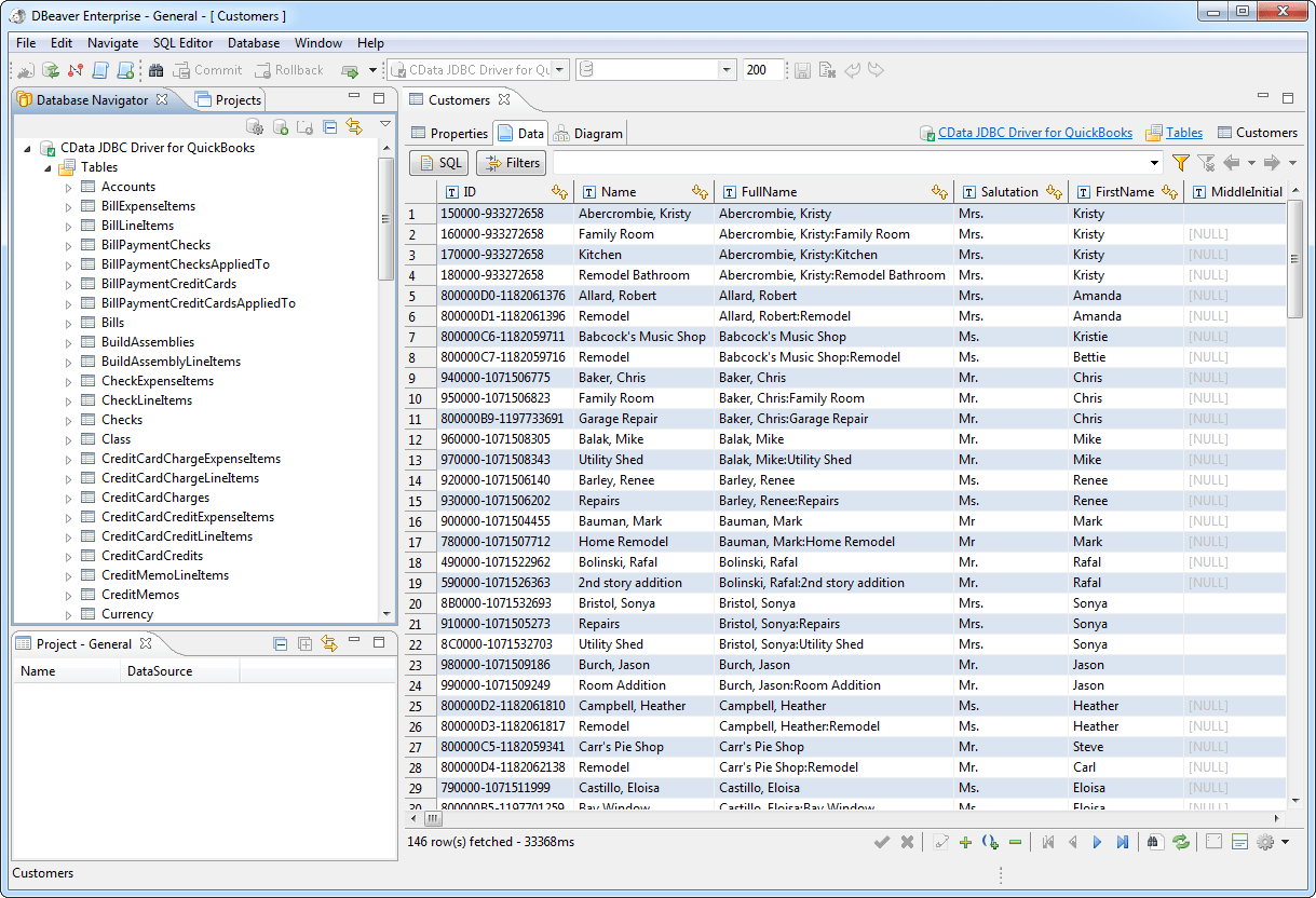 Connect to Excel Data in DBeaver