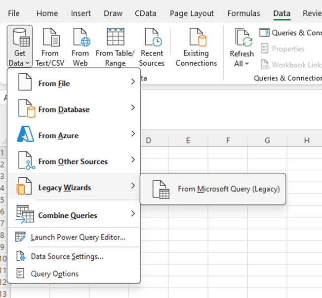 Connecting Sql Tables And Data In Excel Spreadsheets Elcho Table