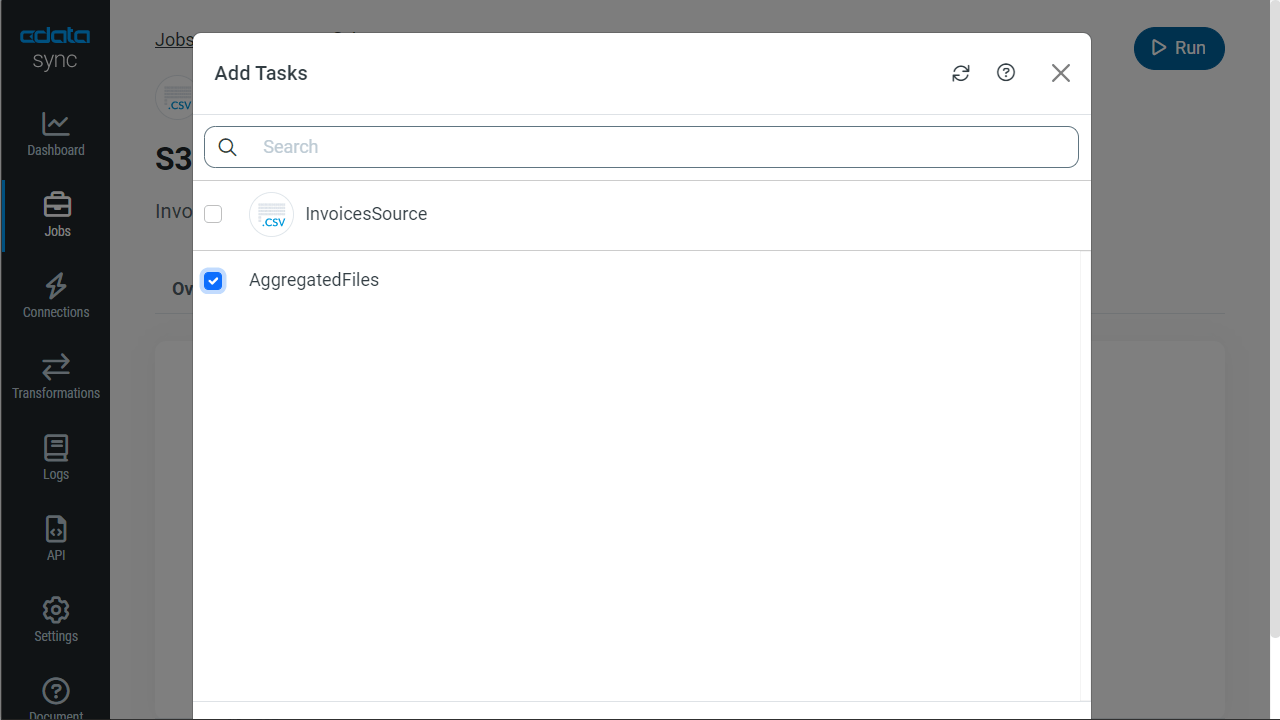 Replicate Data from Multiple Files in an Amazon S3 Bucket Using CData Sync