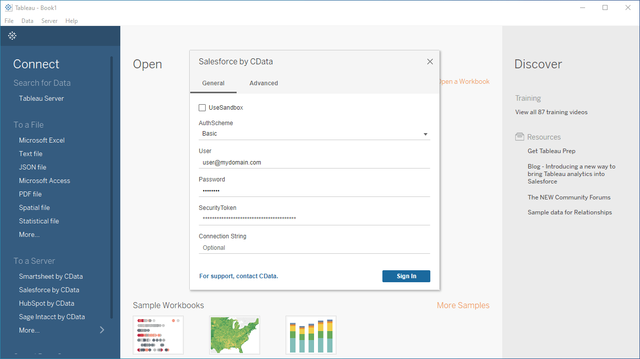 Publish SAP SuccessFactorsConnected Dashboards in Tableau Server
