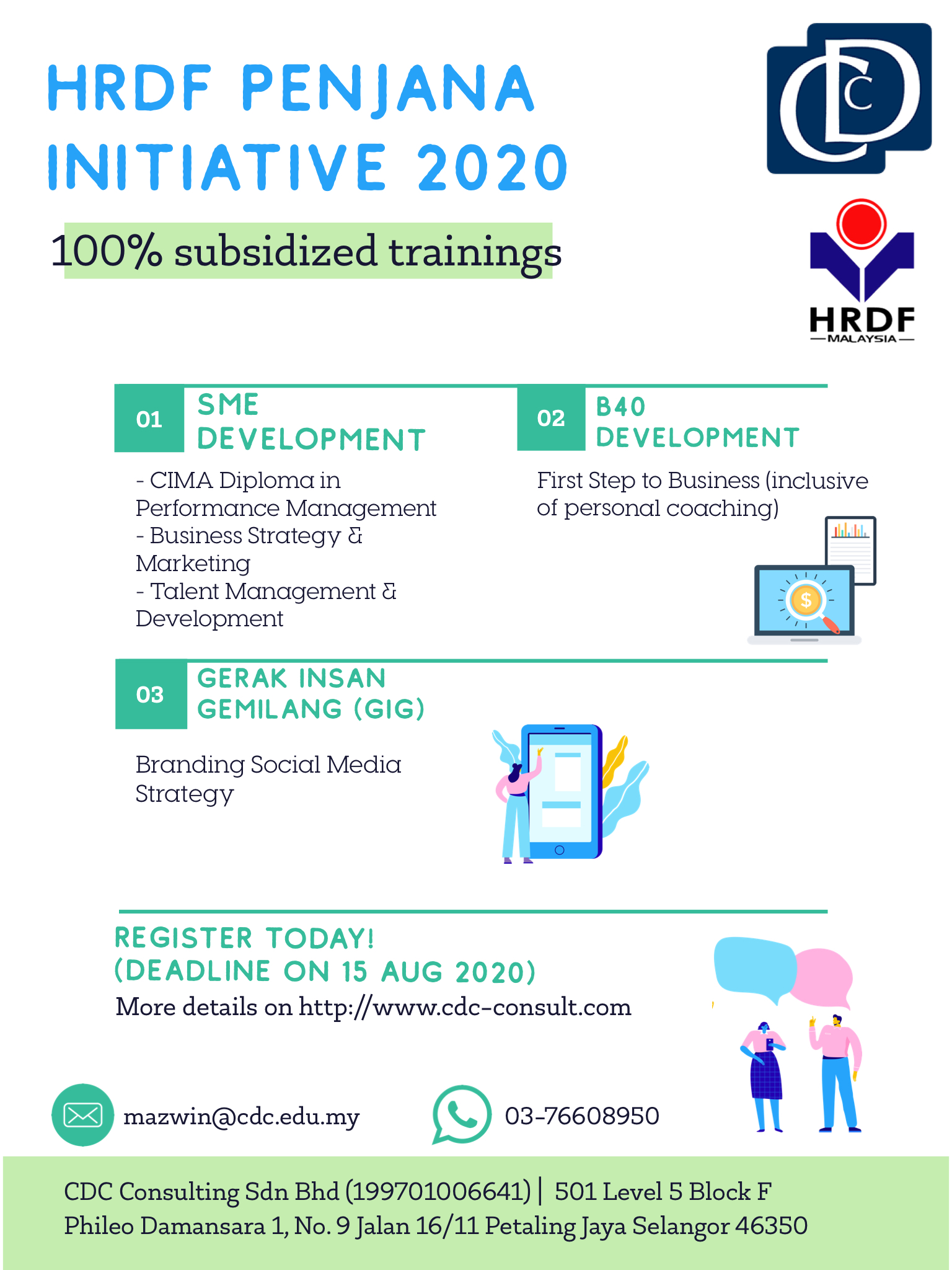 HRDF Penjana Initiative 2020 CDC Consulting