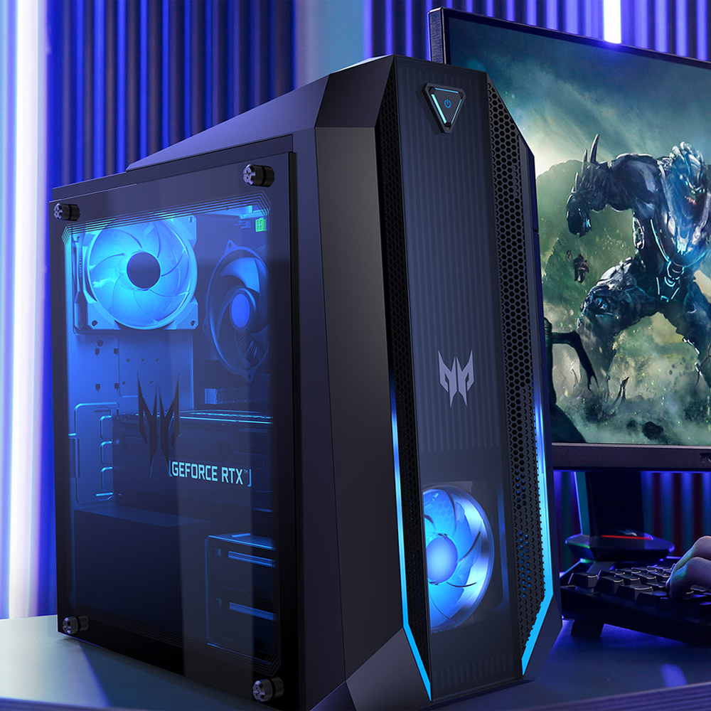 Acer Predator Gaming PC Intel Core i710th 2TB HDD + 512GB NVMe SSD