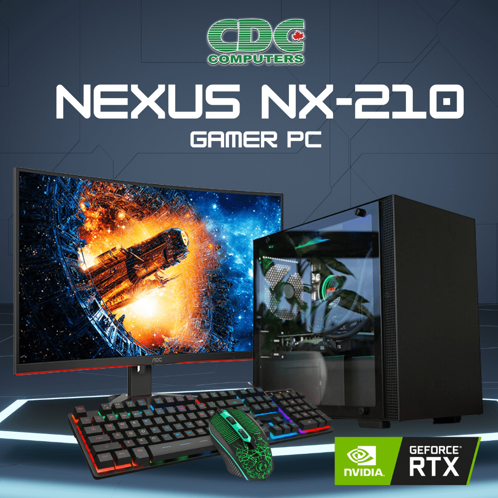 Gaming PC Nexus NX210 Intel Core i512400F, NVIDIA Geforce RTX 3060Ti
