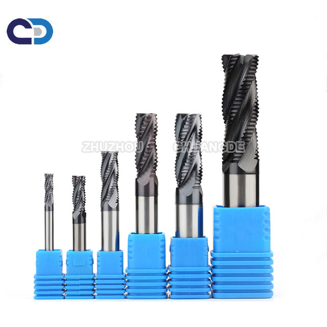 Solid Carbide End mills Carbide 4 Flute end mill Rough end mill tool