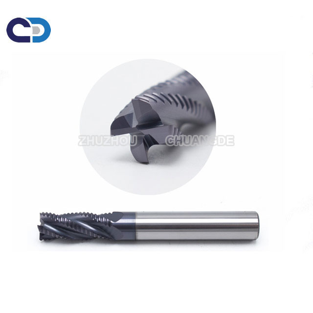 Solid Carbide End mills Carbide 4 Flute end mill Rough end mill tool