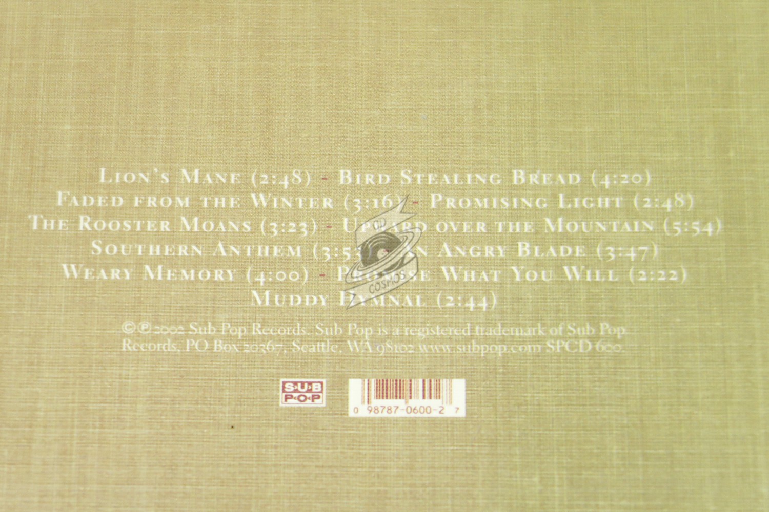 Iron & Wine The Creek Drank The Cradle cdcosmos