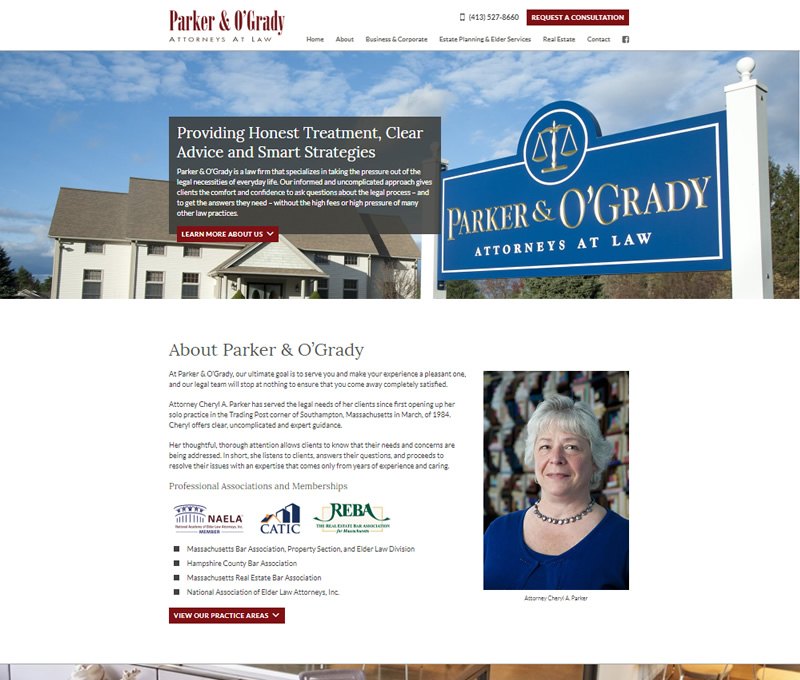 cdeVision Site Launch Parker and O'Grady Attorneys at Law cdeVision