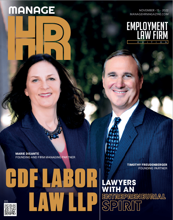 CDF Recognized by Manage HR Magazine as a Top 10 Employment Law Firm