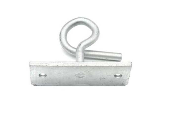 Wall mount FTTH C Type Hook Drop Cable Wire Clamp Galvanized Steel