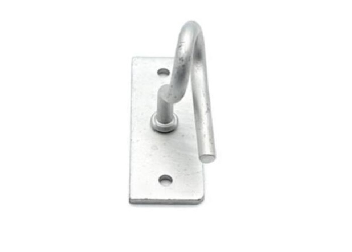 Wall mount FTTH C Type Hook Drop Cable Wire Clamp Galvanized Steel