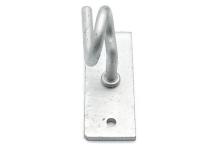Wall mount FTTH C Type Hook Drop Cable Wire Clamp Galvanized Steel