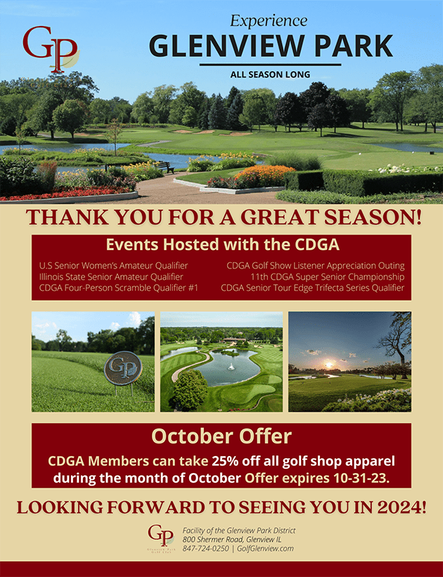 CDGA Member Perks Glenview Park Golf Club Chicago District Golf