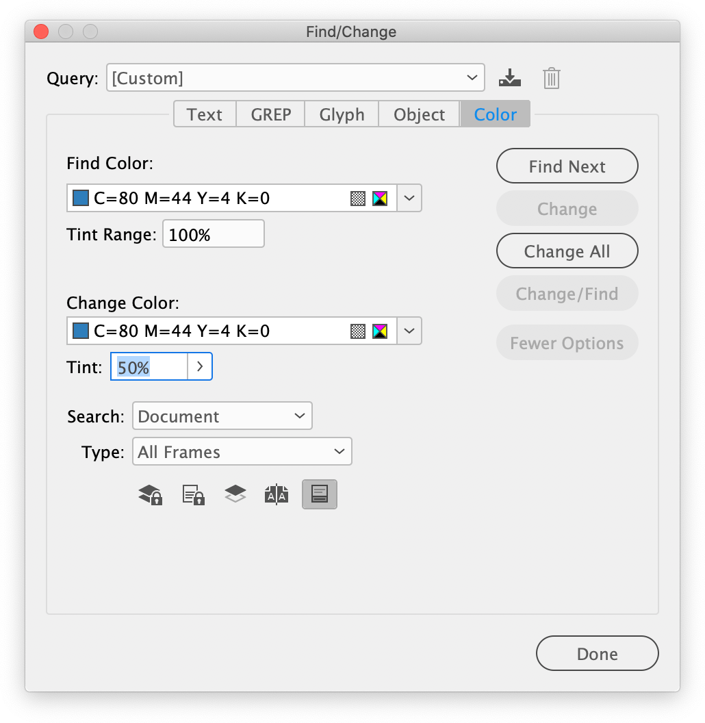 Mike's Technical Tip Using Find & Replace for Colors in InDesign
