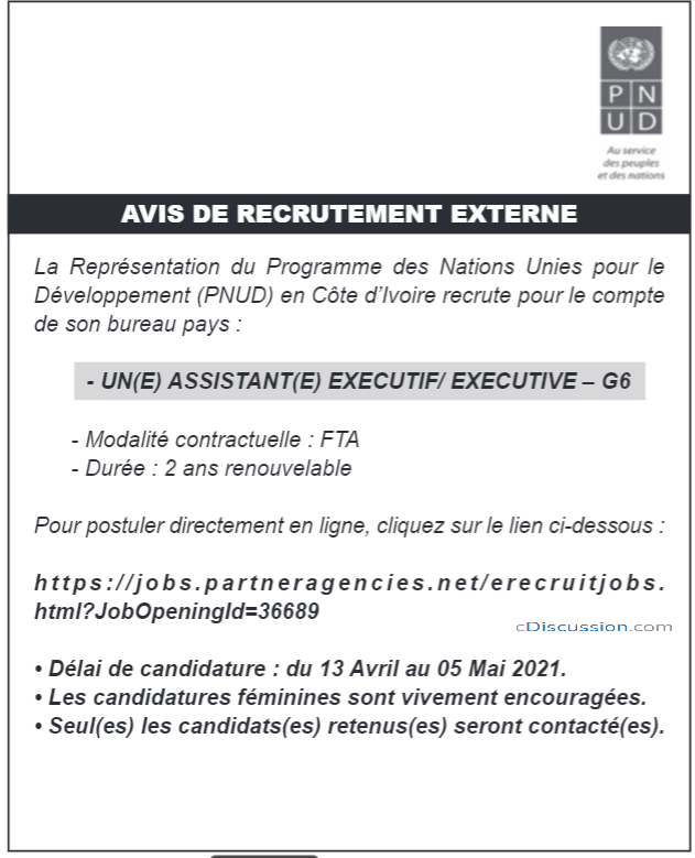 Emplois Le PNUD à Djibouti UNDP