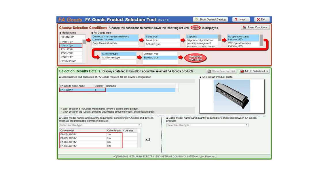 Technical Tip Mitsubishi FA Goods Product Selection Tool Controls