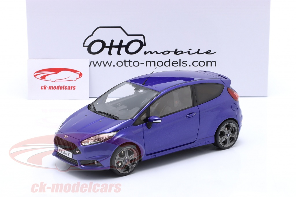 Ottomobile 118 Ford Fiesta Mk7 ST Baujahr 2016 spirit blau metallic
