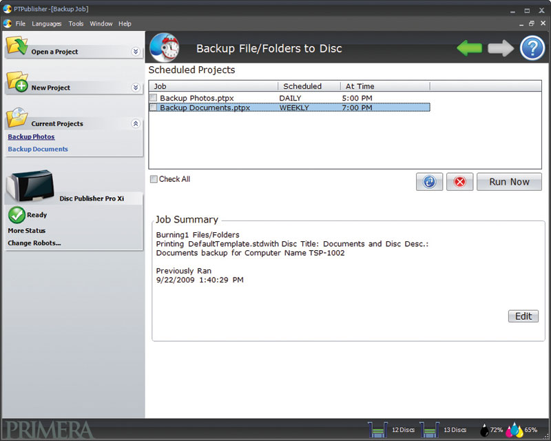 HANTZ & PARTNER Disc Publisher PRO Xi Serie CD/DVD Drucker und