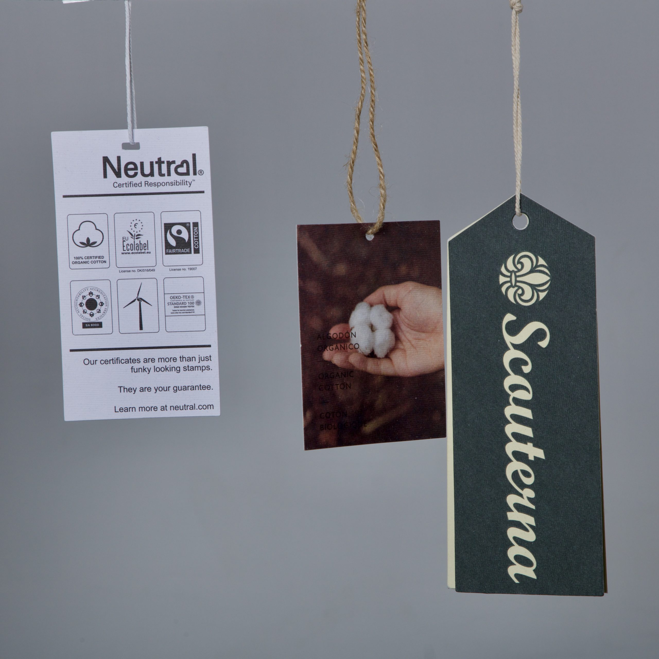 Recycled Cotton Paper, Paper Labels, Swing Tags Packaging Materials