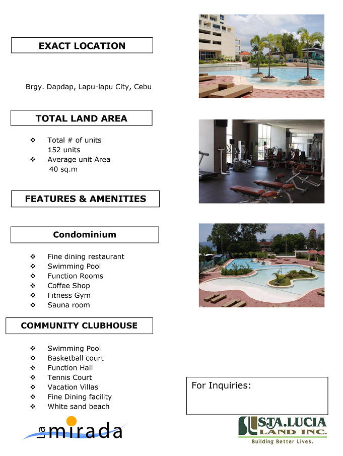 La Mirada Residences, La Mirada Lapulapu, La Mirada, Condotel in Lapu