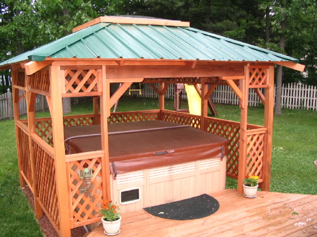 Hot Tub Gazebos and Spa Enclosures by Cedarview Manufacturing Inc.