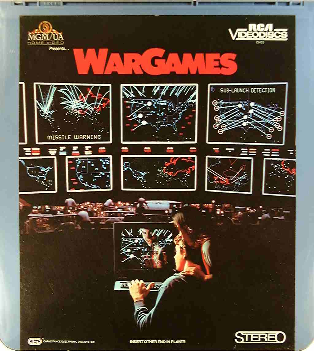 WarGames** [RCA] {76476134259} C Side 1 CED Title Bluray DVD