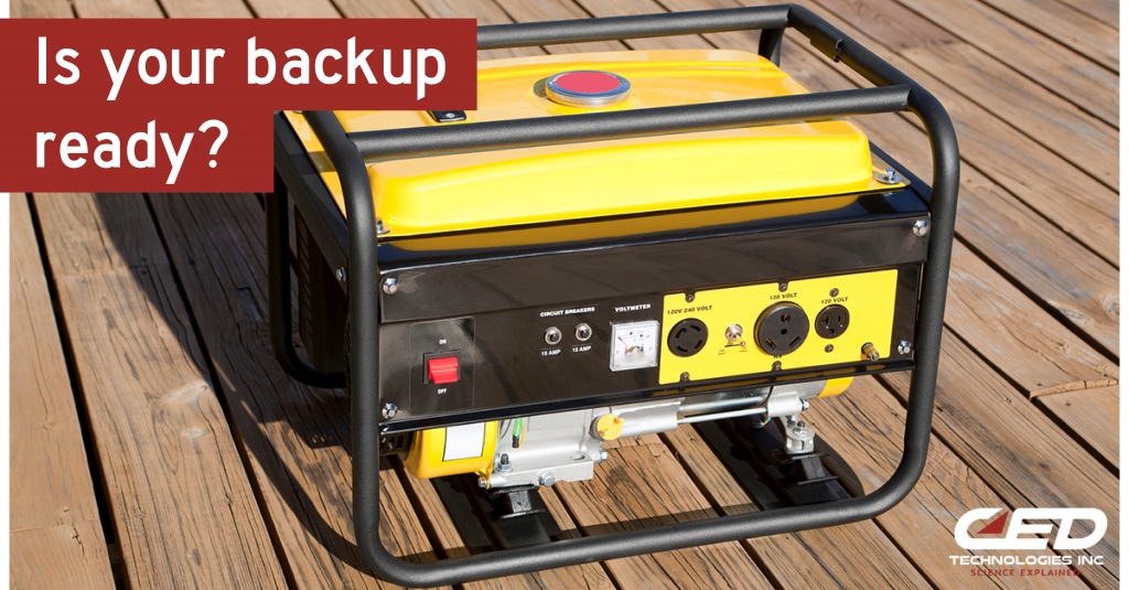 Generator Safety Get Your BackUp Ready CED