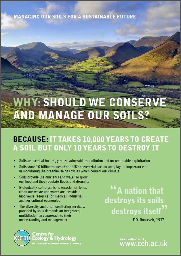 Why should we conserve and manage our soils? UK Centre for Ecology