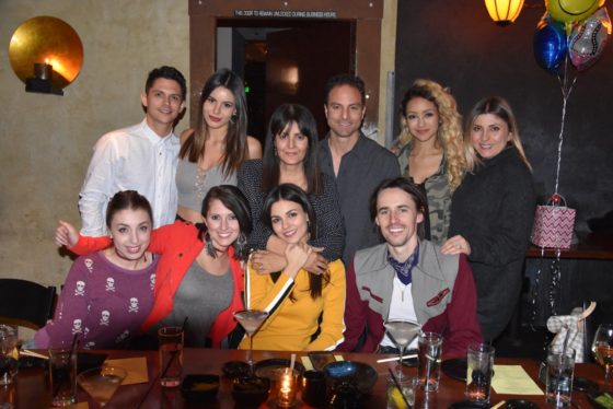 Victoria Justice Celebrates 25th Birthday at Katana