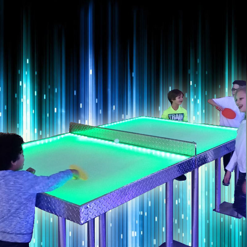 LED Ping Pong Table Rentals Clowning Around & Celebration Authority