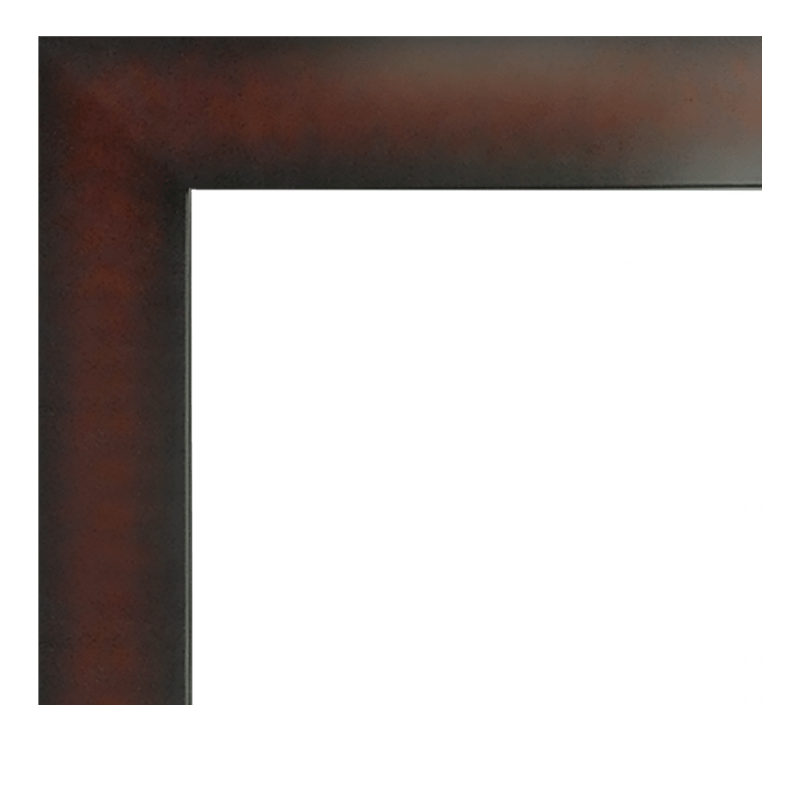 Triple Opening Infinity Mahogany photo frame