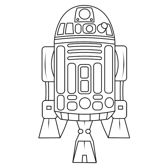 R2d2 Pumpkin Stencil