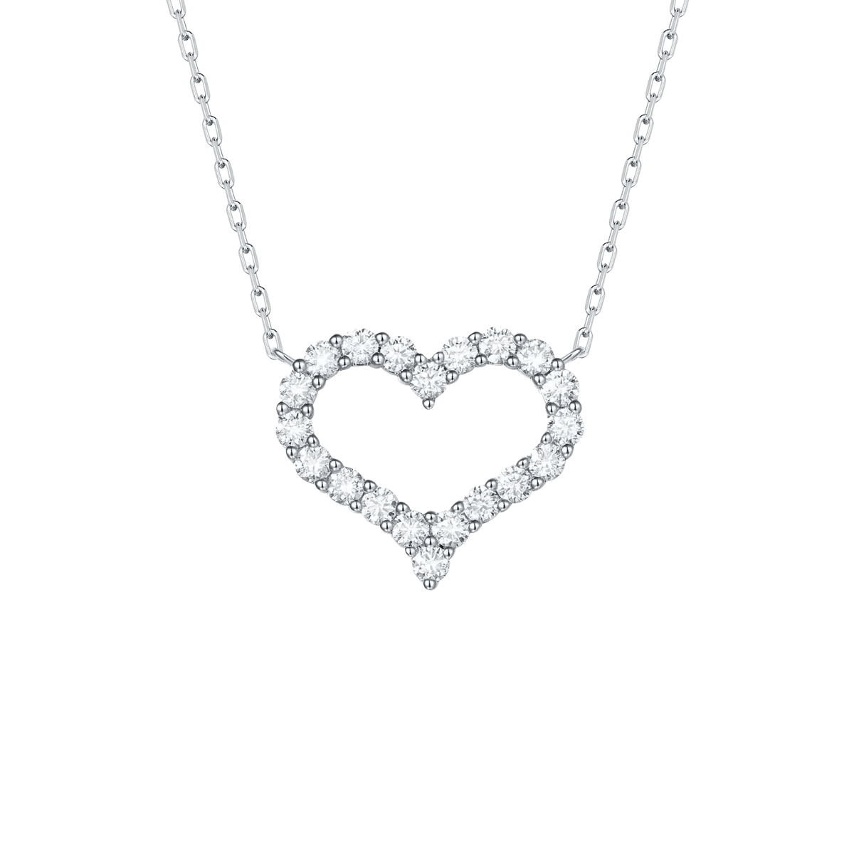 Lab Grown Diamond Heart Necklace