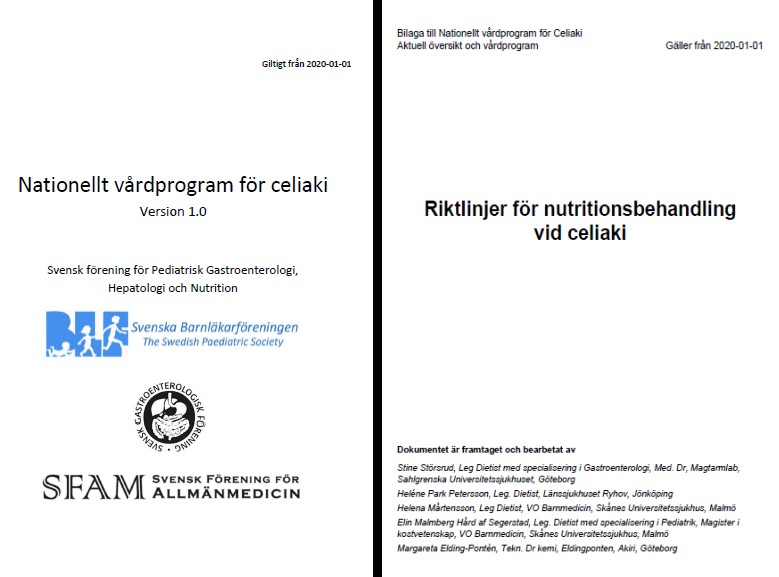 Nytt nationellt vårdprogram för celiaki Celiakiförbundet Celiakiförbundet