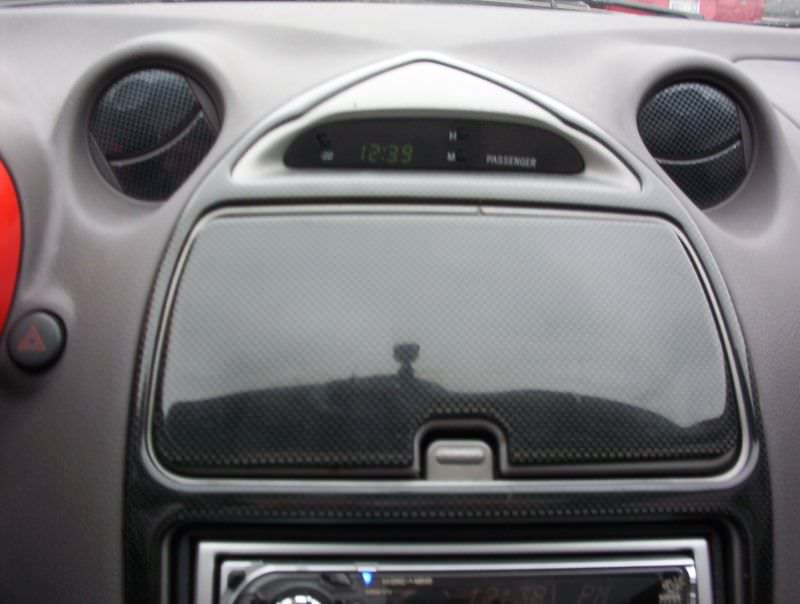 Toyota celica carbon fiber dash