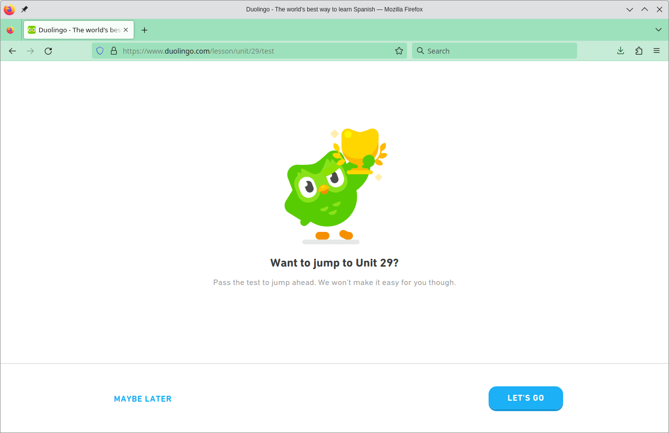 Skip Duolingo AltSci Cell