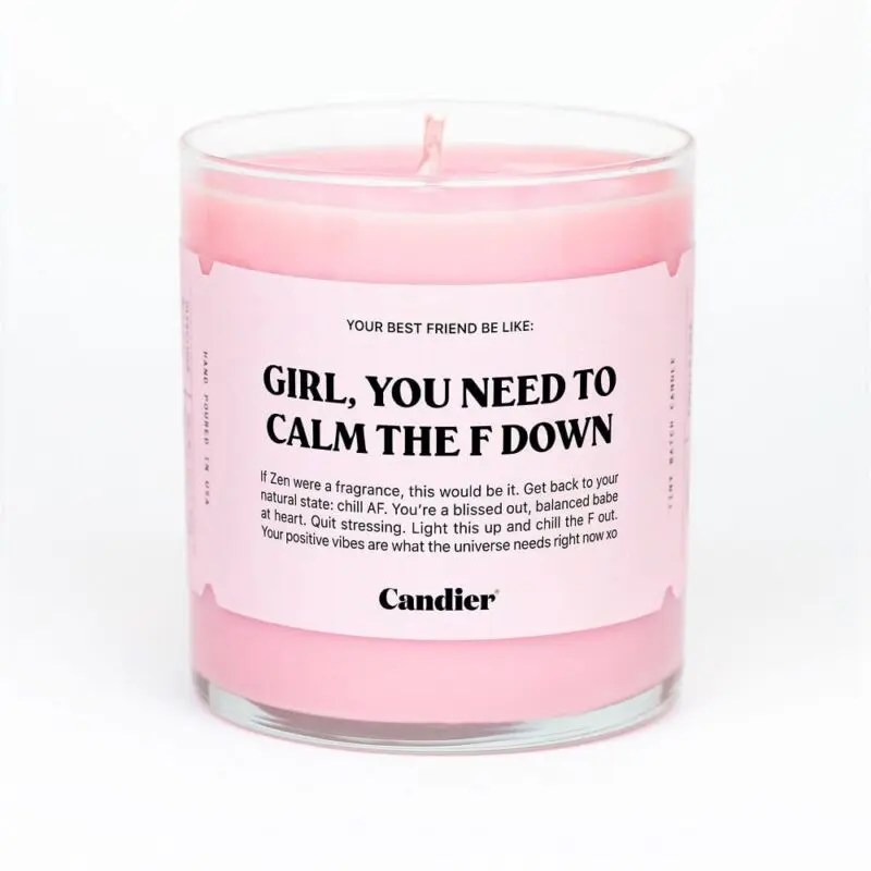 Calm Down Candle The Cellar
