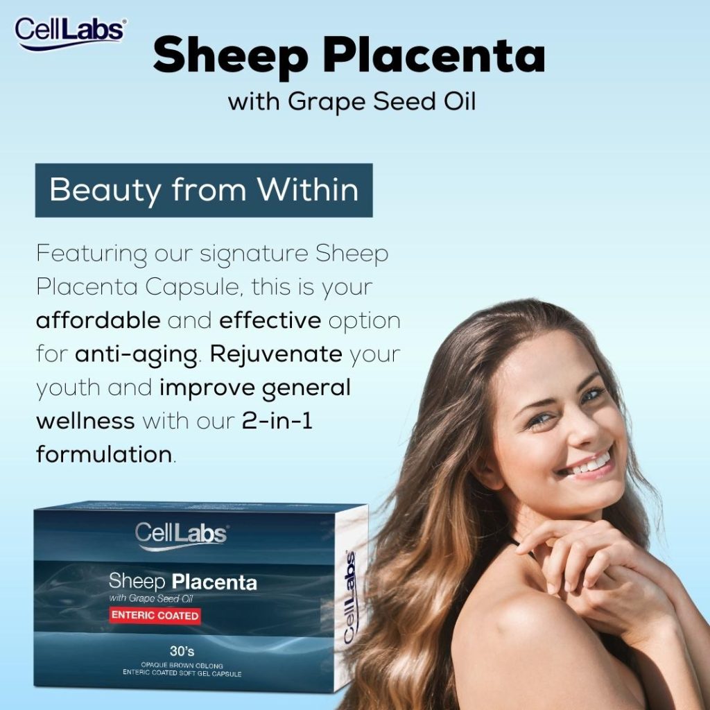 CellLabs Sheep Placenta with Grape Seed Oil Sheep Placenta Pills