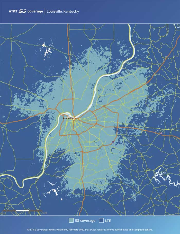 Cellular AT&T 5G Coverage Maps