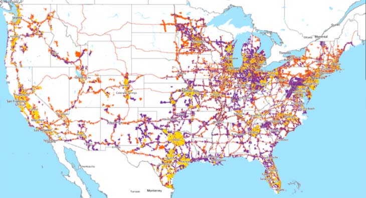 Sprint 4g Coverage Map Cellular 4G & 4G LTE Coverage Compared