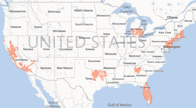 Metropcs 5g Coverage Map Cellular Metro by TMobile Coverage & Service Areas