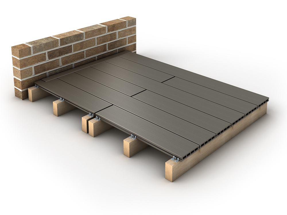 How to install composite decking