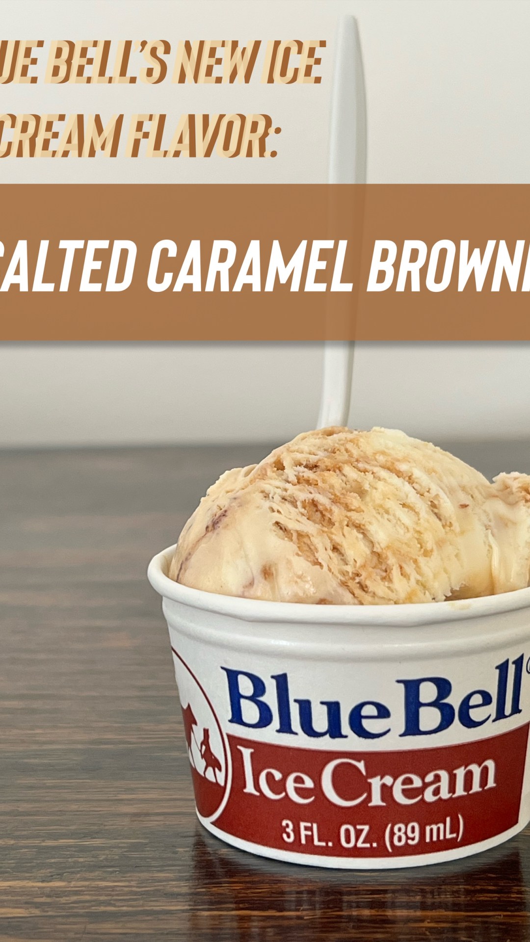 Blue Bell's new Salted Caramel Brownie Ice Cream pallets a taste of fall