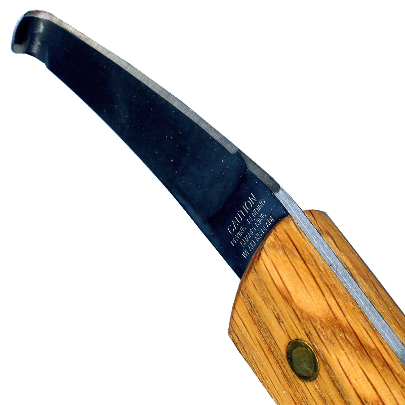 Left Hand Chris Gregory Hoof Knife Long w/Rooster Tail