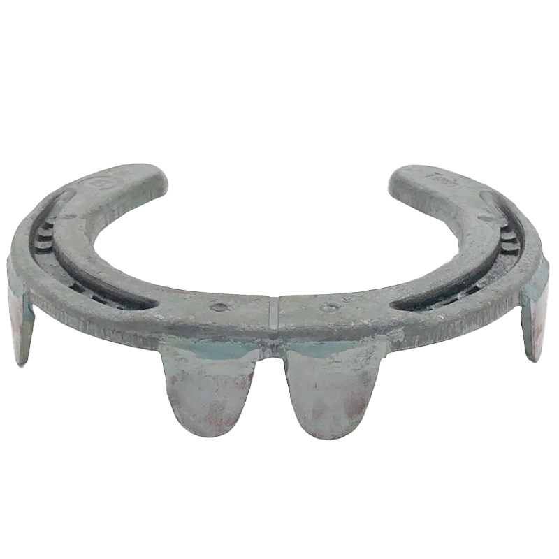 Size 000 Front Twin Rider Steel Horseshoes Clipped